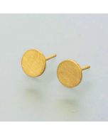 fine ear studs made of 14k gold