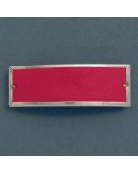 Hairclip red leather (smooth)