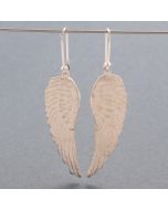 Angel Wing Silver Earrings