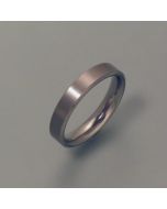 Titanium ring, width 0.18 inch, 4.5 mm