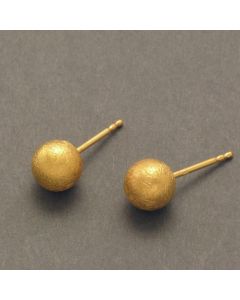 Gold-plated sphere studs large