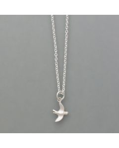 small pendant swallow made of 925 silver