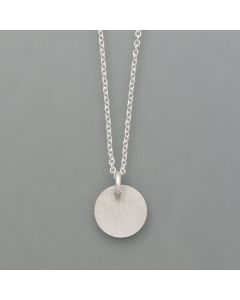 small pendant plate made of 925 silver