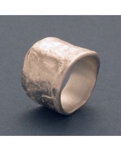 Silver Cast Ring, 0.71 inch, 18 mm