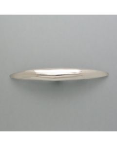 Spindle hair clip in nickel silver, polished