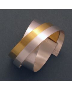 Bracelet multi-layered, gold-plated