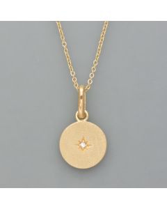 Necklace north star, gold plated