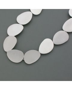 Necklace silver surface