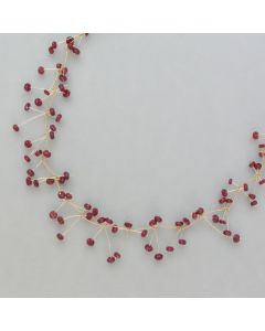 Fairy necklace, ruby