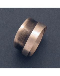 Slender Silver Coiled Ring