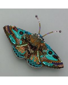 Bunte Brosche Schmetterling