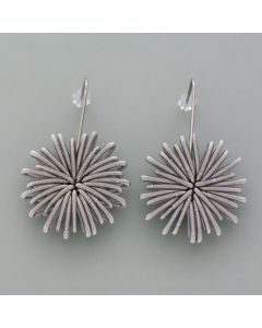 Organic steel earrings