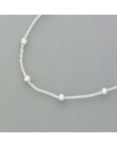 Sterling silver ball necklace