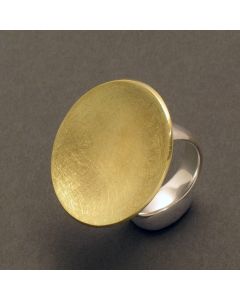 Ring gold-plated shell