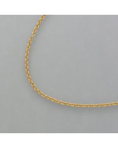 Chain for small pendants made of gold-plated silver
