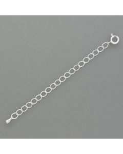 Extension necklace silver