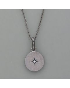 Necklace north star, blackened