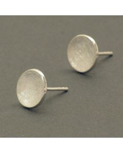 Drop earrings silver bowl