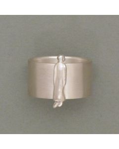 Delicate Angel Silver Ring