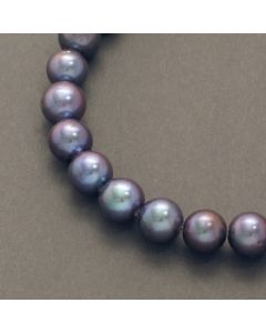 Dark blue cultured Pearl Necklace