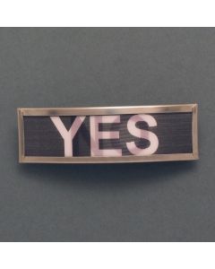 “Yes/No” Barrette 