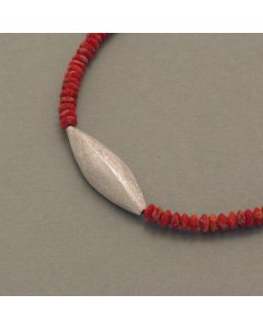 Foam Coral Necklace with Silver