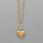 small pendant heart made of gold-plated silver