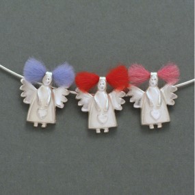 funny guardian angel pendant